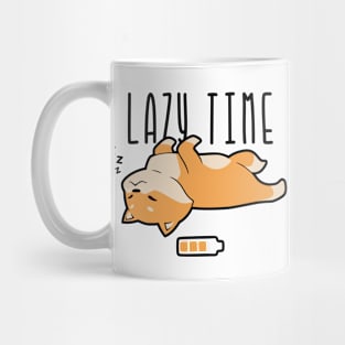 Lazy time shiba inu Mug